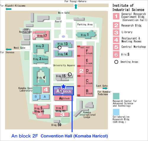 Map of IIS Campus